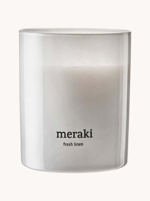 Scented Candle Fresh Linen Lemon, Jasmine & Musk) - image 1