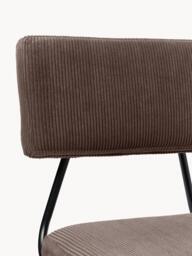 Corduroy Upholstered Chairs Mats, Set of 2 - thumbnail 7