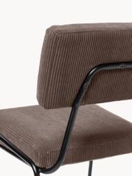 Corduroy Upholstered Chairs Mats, Set of 2 - thumbnail 6