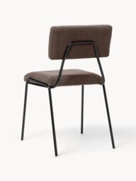 Corduroy Upholstered Chairs Mats, Set of 2 - thumbnail 5