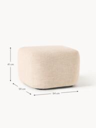 Bouclé Ottoman Wolke - thumbnail 9