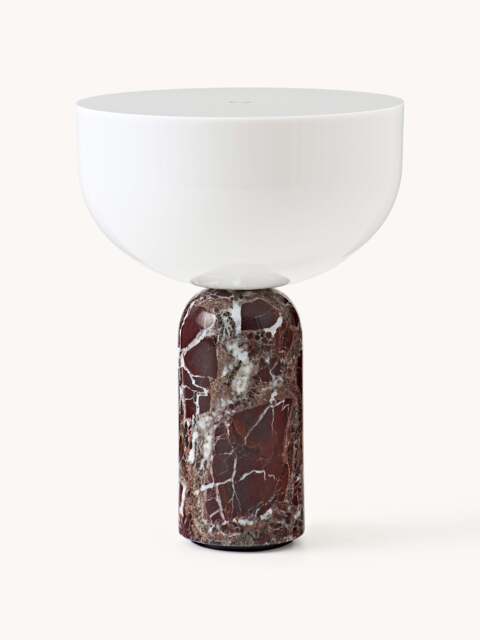 Small Portable Marble LED Table Lamp Kizu, Dimmable - image 1