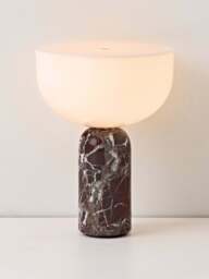 Small Portable Marble LED Table Lamp Kizu, Dimmable - thumbnail 4