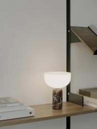 Small Portable Marble LED Table Lamp Kizu, Dimmable - thumbnail 2
