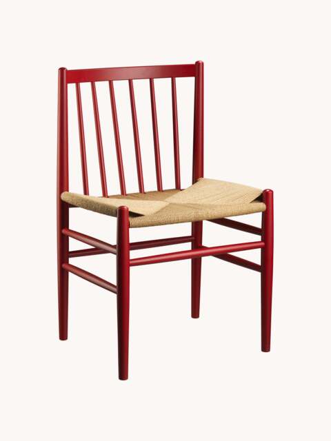 Handwoven Beech Wood Dining Chair J80 - image 1