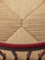 Handwoven Beech Wood Dining Chair J80 - thumbnail 6