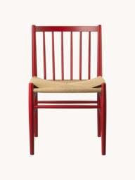 Handwoven Beech Wood Dining Chair J80 - thumbnail 4
