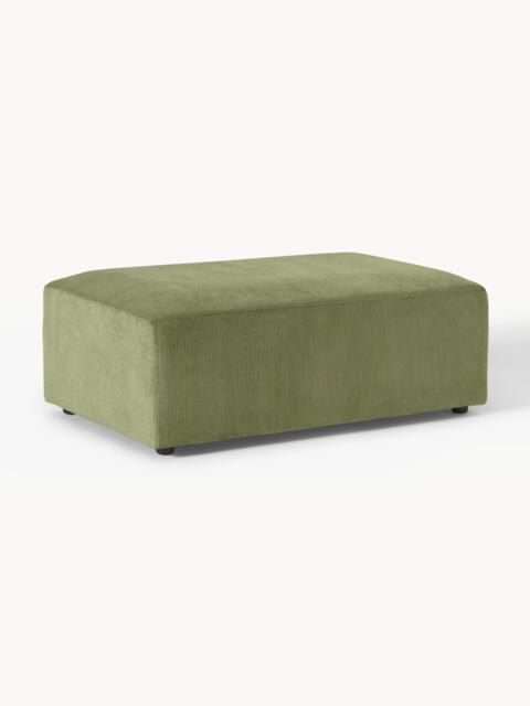Corduroy XL Ottoman Melva, W 116 x D 72 cm - image 1