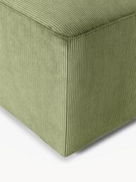 Corduroy XL Ottoman Melva, W 116 x D 72 cm - thumbnail 6