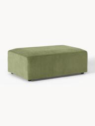 Corduroy XL Ottoman Melva, W 116 x D 72 cm