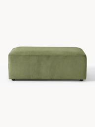 Corduroy XL Ottoman Melva, W 116 x D 72 cm - thumbnail 3