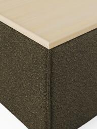 Bouclé Ottoman Lennon with Storage - thumbnail 6