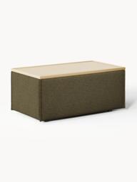 Bouclé Ottoman Lennon with Storage - thumbnail 1