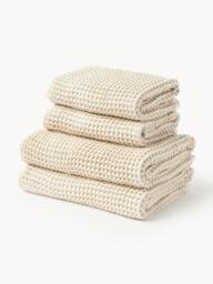Towel Set Ines with Waffle Structure, in various set sizes - thumbnail 1