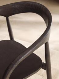 Ash Wood Dining Chair Camille with Armrests - thumbnail 7
