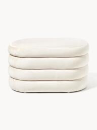 Small Velvet Upholstered Bench Alto with Storage Space - thumbnail 4