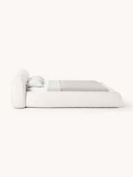 Upholstered Teddy Bouclé Bed Wolke - thumbnail 3