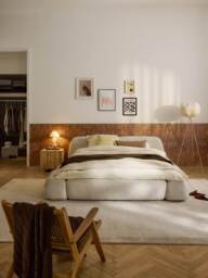 Upholstered Teddy Bouclé Bed Wolke - thumbnail 9