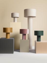 Linen Floor Lamp Ron - thumbnail 2