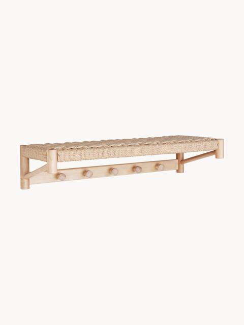 Poplar Wood Wall-mounted Coat Rack Abano - image 1