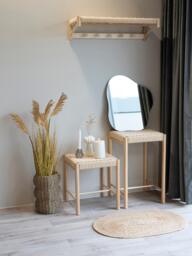 Poplar Wood Wall-mounted Coat Rack Abano - thumbnail 2