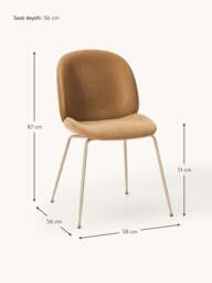 WESTWING x GUBI, Upholstered Dining Chair Beetle by Delia Lachance - thumbnail 7