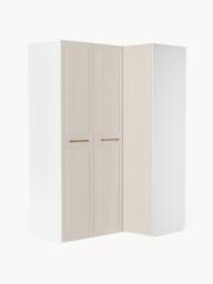 Modular Corner Wardrobe Charlotte, 165 cm Wide, in various sizes