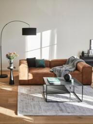 Modular Leather Sofa Lennon (3-seater) - thumbnail 2