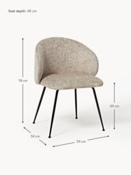Upholstered Dining Chairs Luisa, Set of 2 - thumbnail 8
