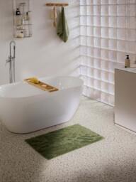 High-Low Bath Mat Leaf, Non-Slip - thumbnail 6