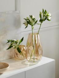 Mouth-Blown Glass Vase Luster, H 35 cm - thumbnail 5
