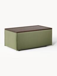Corduroy Ottoman Lennon with Storage - thumbnail 1