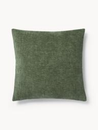 Velvet Cushion Cover Fiona with A Fine Line Structure - thumbnail 2