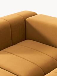 Modular Velvet Sofa Lena (2-seater) with Ottoman (left/right) - thumbnail 3