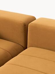 Modular Velvet Sofa Lena (2-seater) with Ottoman (left/right) - thumbnail 4