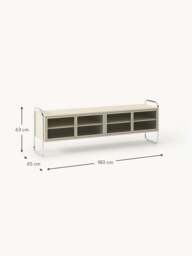 Metal Lowboard Robyn with Glass Front - thumbnail 9