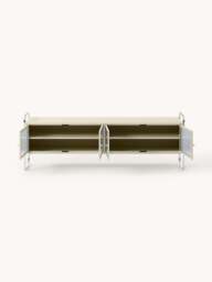 Metal Lowboard Robyn with Glass Front - thumbnail 3
