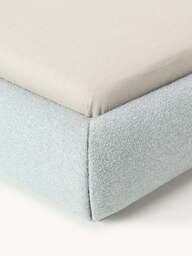 Upholstered Bouclé Bed Alba with Storage - thumbnail 8