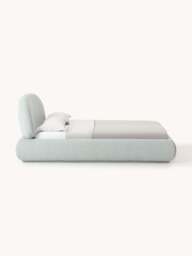 Upholstered Bouclé Bed Alba with Storage - thumbnail 4