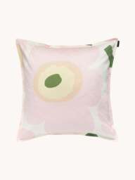 Floral Print Cotton Cushion Cover Unikko