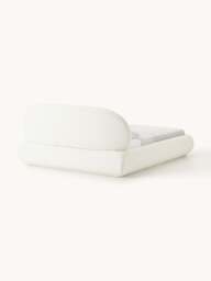 Upholstered Bouclé Bed Alba with Storage - thumbnail 5