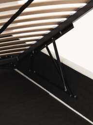 Upholstered Bouclé Bed Alba with Storage - thumbnail 9