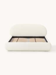 Upholstered Bouclé Bed Alba with Storage - thumbnail 6