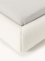 Upholstered Bouclé Bed Alba with Storage - thumbnail 8