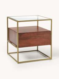 Bedside Table Theodor with Drawer - thumbnail 1