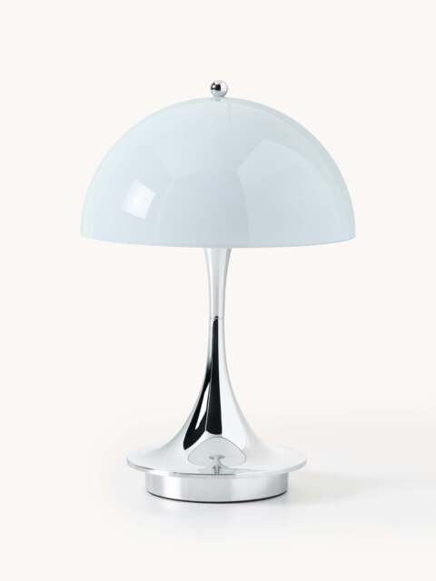 Small Portable LED Table Lamp Panthella 160, Design Verner Panton - image 1