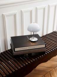 Small Portable LED Table Lamp Panthella 160, Design Verner Panton - thumbnail 8
