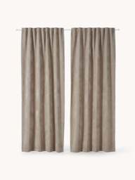 Dim-Out Multi-Band Curtains Lasha, Set of 2, W 135 cm - thumbnail 2