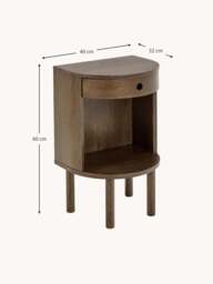 Wooden Bedside Table Paron - thumbnail 7