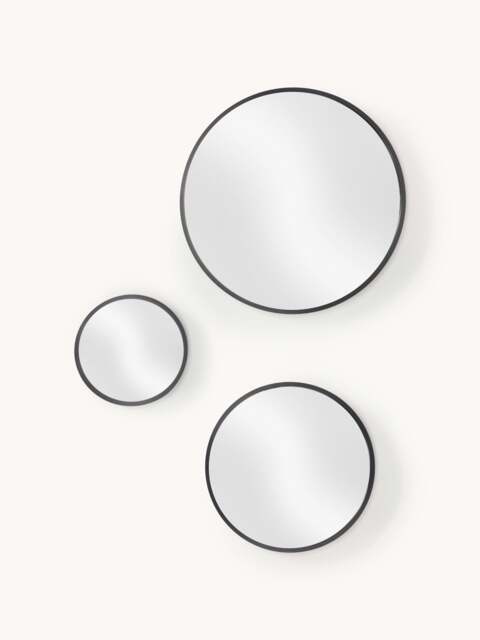 Round Wall Mirrors Ida, Set of 3 - image 1